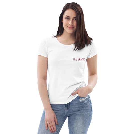 five brains. Bio-Baumwoll T-Shirt für Damen