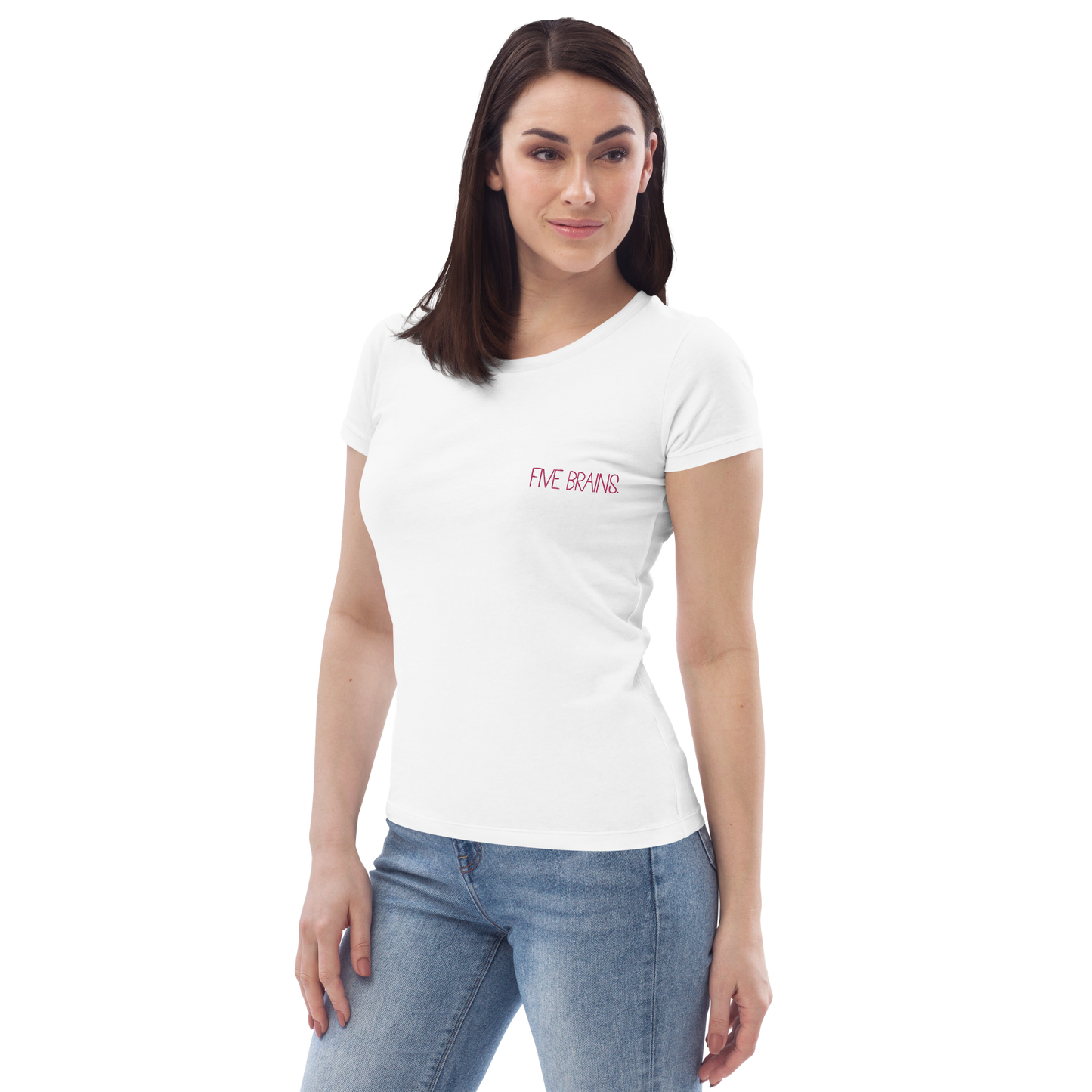 five brains. Bio-Baumwoll T-Shirt für Damen