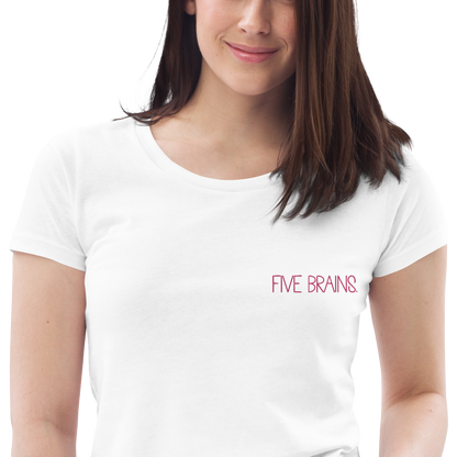 five brains. Bio-Baumwoll T-Shirt für Damen